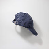 Blueberry cap, 100% cotton, vintage look, embroidered. it's okay to be exactly who you are. From Portugal with love. Boné de pala azul de algodão bordado em Portugal.