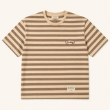 STRIPED T-SHIRT - BROWN & BEIGE