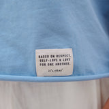 GRAPHIC T-SHIRT - BLUE KIND REMINDER