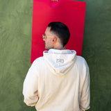 WAFFLE HOODIE - ECRU