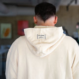 WAFFLE HOODIE - ECRU