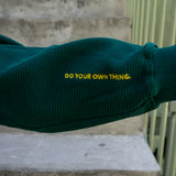 WAFFLE HOODIE - GREEN