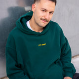 WAFFLE HOODIE - GREEN