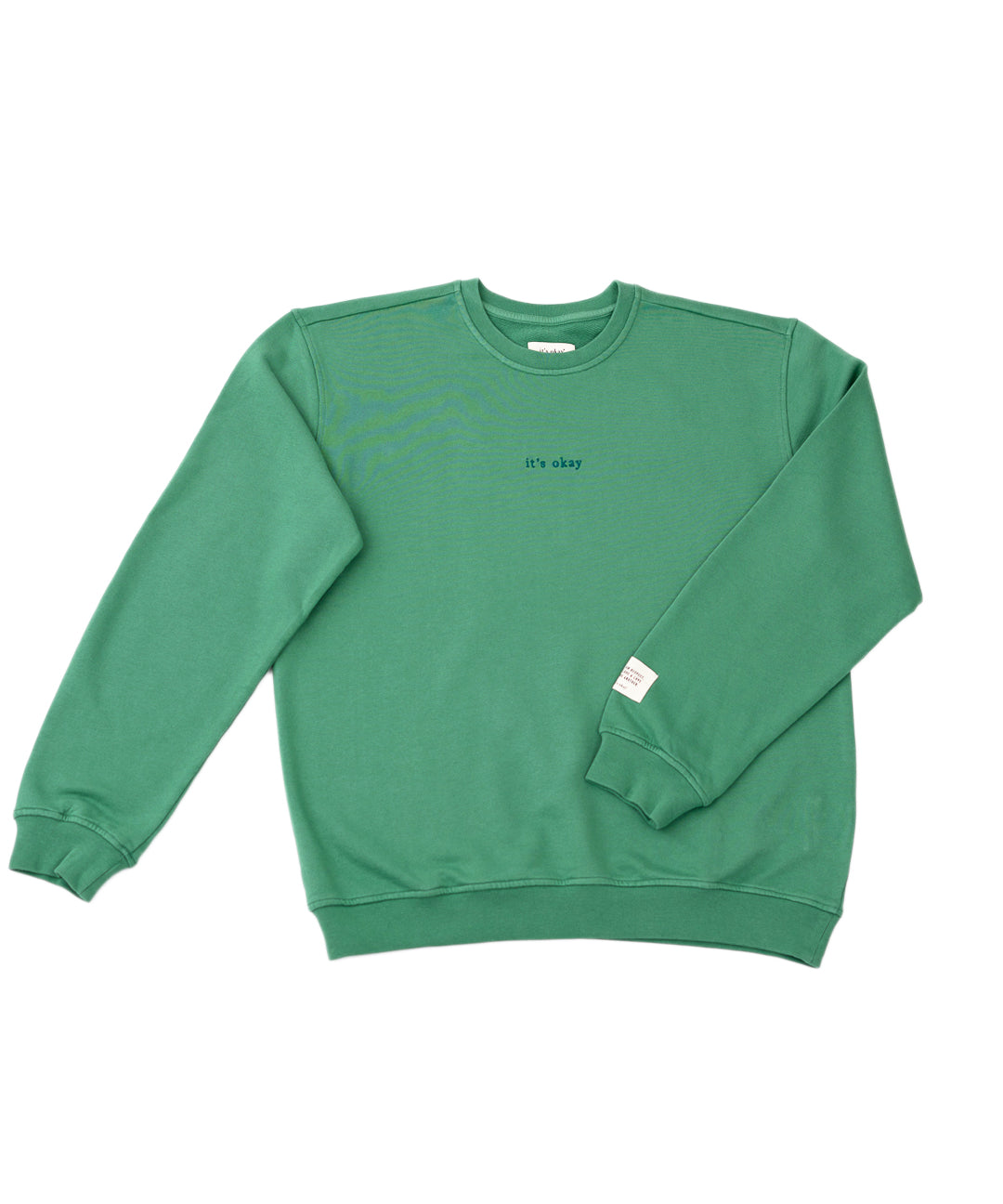 Organic crewneck made in Portugal, exclusive design. Exterior label: based on respect, self-love & love for one another. Pt: camisola em algodão orgânico produzida em portugal com design exclusivo, etiqueta exterior. 2xl to 3xl