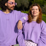 It's okay crew sweatshirt | organic cotton made in Portugal with love | gender neutral from 2XS to 3XL. Pt. Camisola sem carda em algodão orgânico produzido em Portugal.